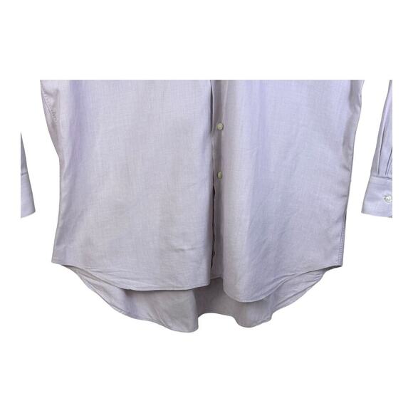 Gitman Bros Shirt Mens 16.5 34 Purple Dress Shirt Business Casual Preppy Wedding - Picture 4 of 16